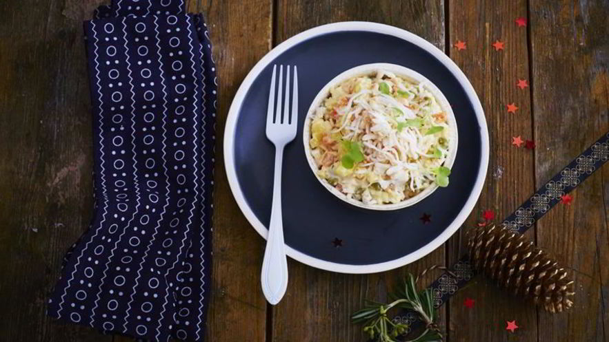 Рецепт оливье с камчатскими крабами