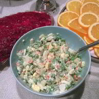 Рецепт Оливье с курицей