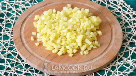 Рецепт оливье с ветчиной