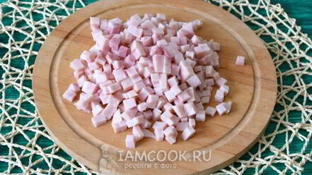 Рецепт оливье с ветчиной