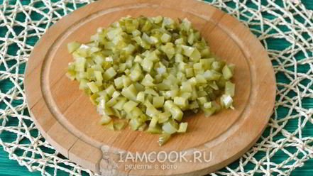 Рецепт оливье с ветчиной