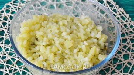 Рецепт оливье с ветчиной