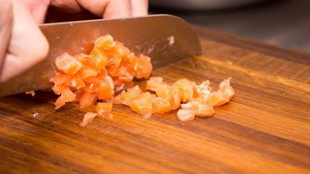 Рецепт оливье со слабосоленой семгой