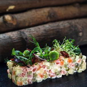 Рецепт Оливье Вечерний сюрприз