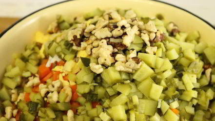 Рецепт оливье вегетарианский