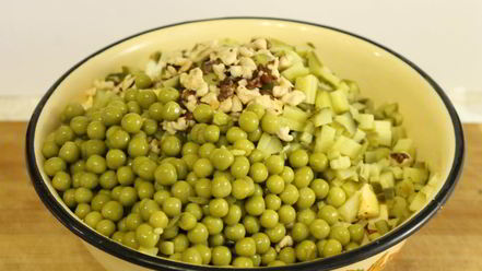 Рецепт оливье вегетарианский