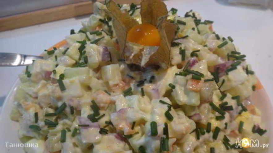 Рецепт оливье вкус детства