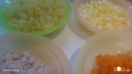 Рецепт оливье вкус детства