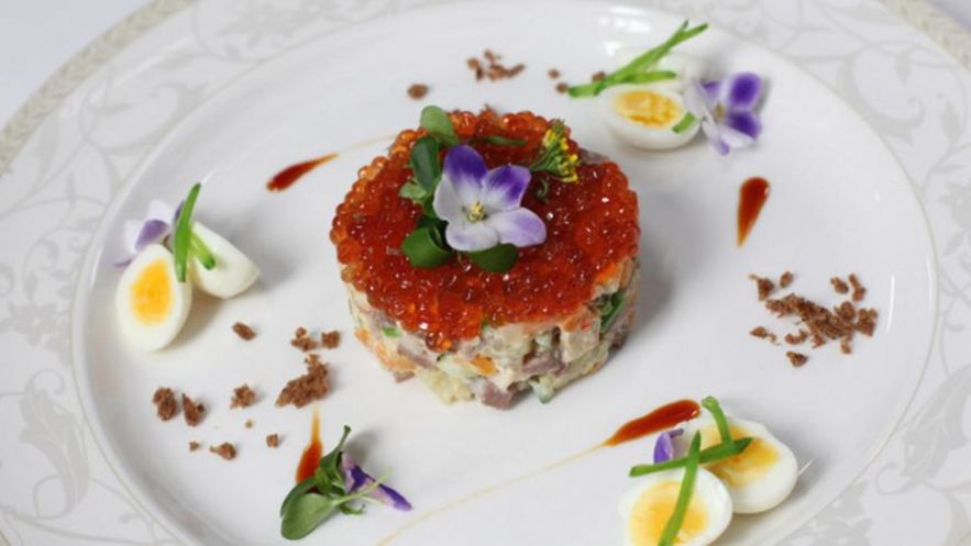 Рецепт праздничного салата оливье