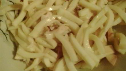 Рецепт салата оливье из кальмаров