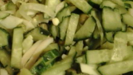 Рецепт салата оливье из кальмаров