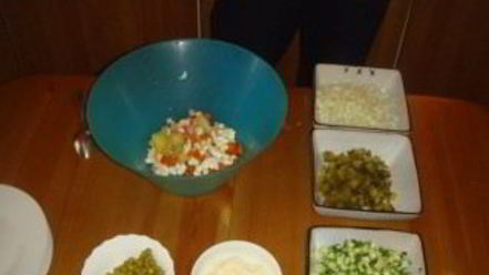 Рецепт салата оливье по-домашнему