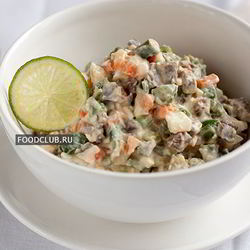 Рецепт Салата оливье по Дюкану