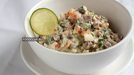 Рецепт салата оливье по дюкану