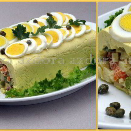 Рецепт Салата Оливье по-итальянски