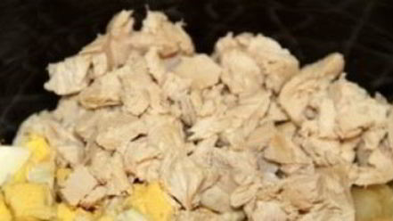 Рецепт салата оливье с икрой