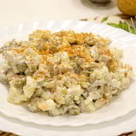 Рецепт Салата Оливье с индейкой