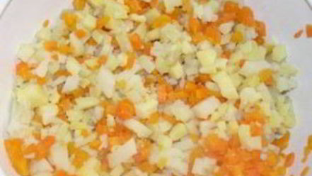 Рецепт салата оливье с капустой