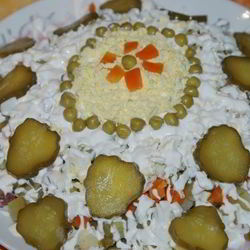 Рецепт Салата Оливье со сметаной