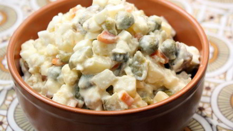 Рецепт салата оливье