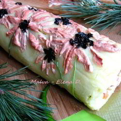 Рецепт Салата-рулета оливье