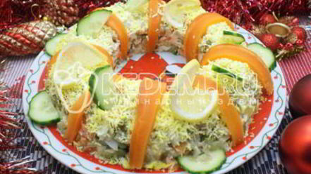 Рецепт салата с курицей праздничное оливье