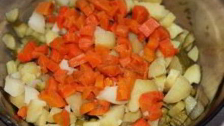 Рецепт вегетарианского оливье