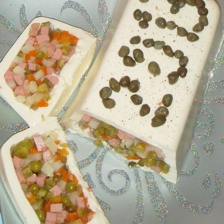 Рецепт Заливного Оливье