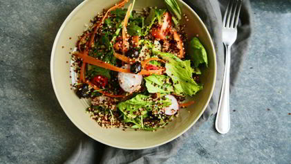 Рецепт Овощного салата с киноа