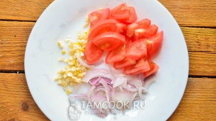 Рецепт постного салата с шампиньонами