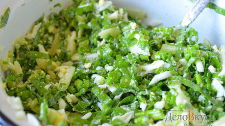 Рецепт салата из черемши с огурцами