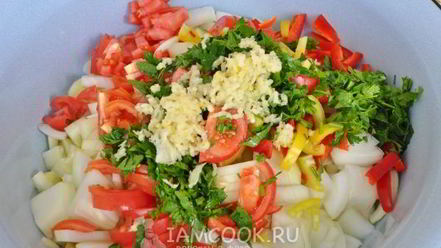 Рецепт салата из патиссонов на зиму