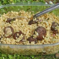 Рецепт Салата из пшеницы с грибами