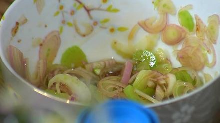 Рецепт салата из пшеницы с грибами