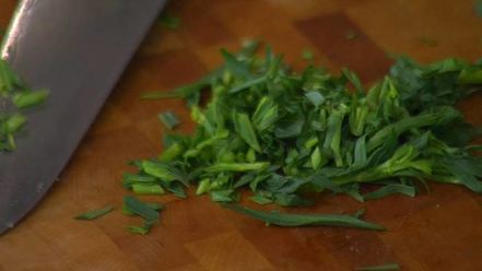 Рецепт салата из пшеницы с грибами