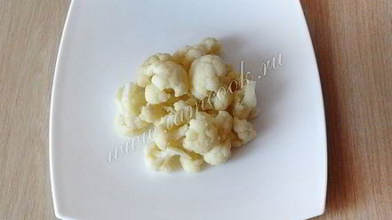 Рецепт салата из цветной капусты с яблоками
