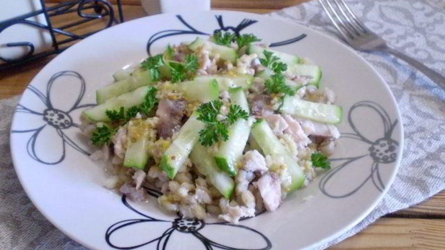 Рецепт салата к макаронам