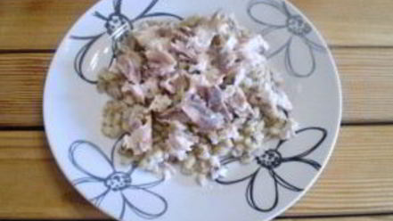 Рецепт салата к макаронам