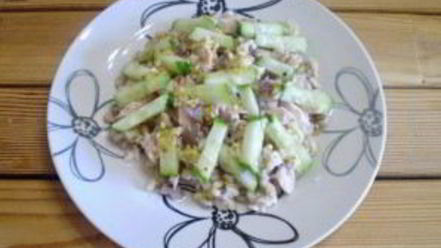 Рецепт салата к макаронам