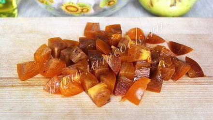 Рецепт салата куриного с хурмой и яблоками