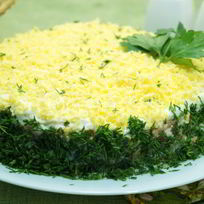 Классический салат Мимоза