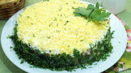 Рецепт классического салата мимоза