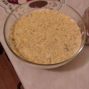 Рецепт Мимозы с горбушей и картофелем