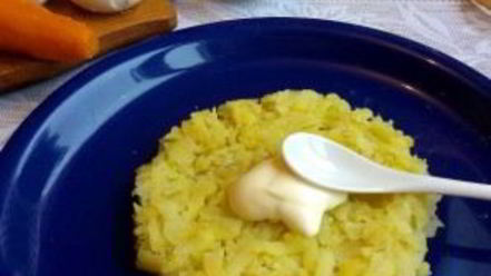 Рецепт мимозы с картошкой