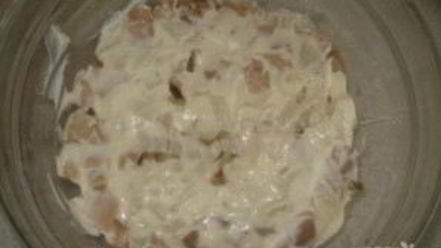 Рецепт мимозы с печенью трески