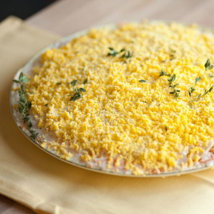 Рецепт Мимозы с сыром