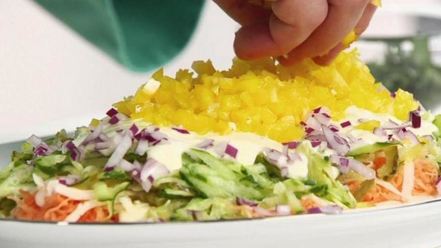 Рецепт нежной мимозы