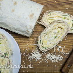 Рецепт Рулета из лаваша Мимоза