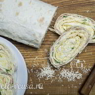 Рецепт Рулета из лаваша Мимоза
