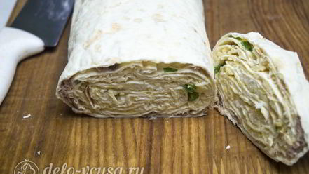 Рецепт рулета из лаваша мимоза